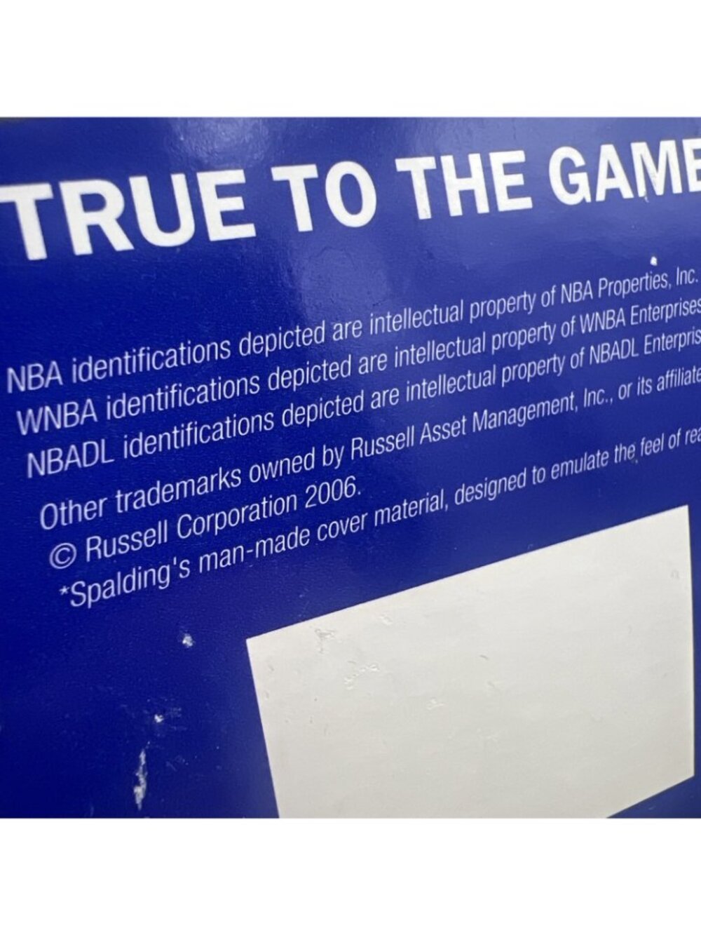 Vtg Spalding NBA Youth Outdoor Basketball - Size 5 (27.5) NIB - David Stern - Picture 9 of 10